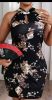 Adult Female Costumes to Hire - Chinese - black & brown dress - 3XL